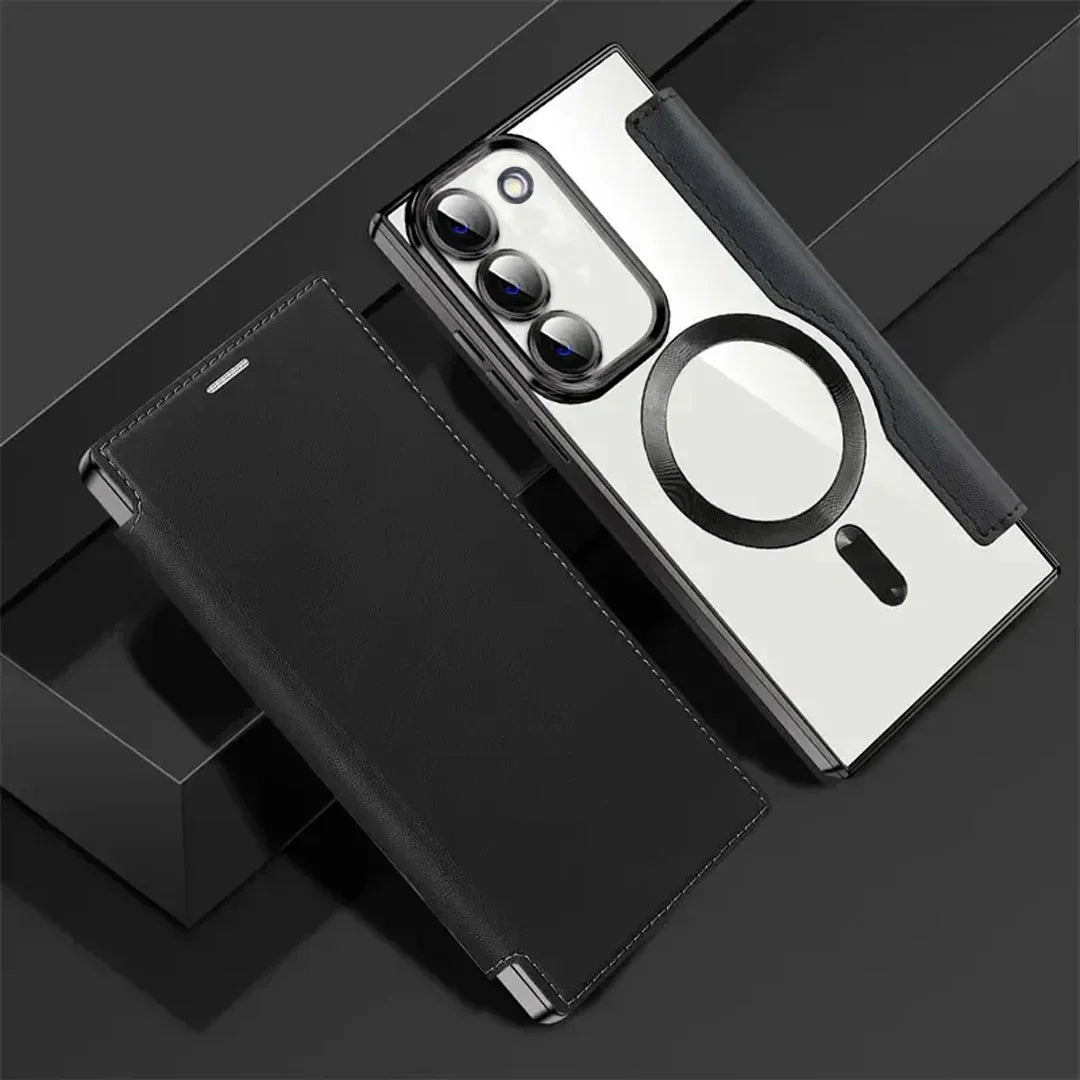 Magsafe Leather Flip Case