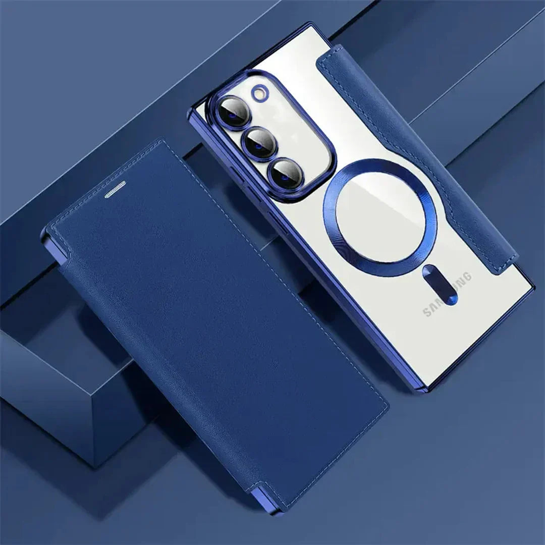 Magsafe Leather Flip Case