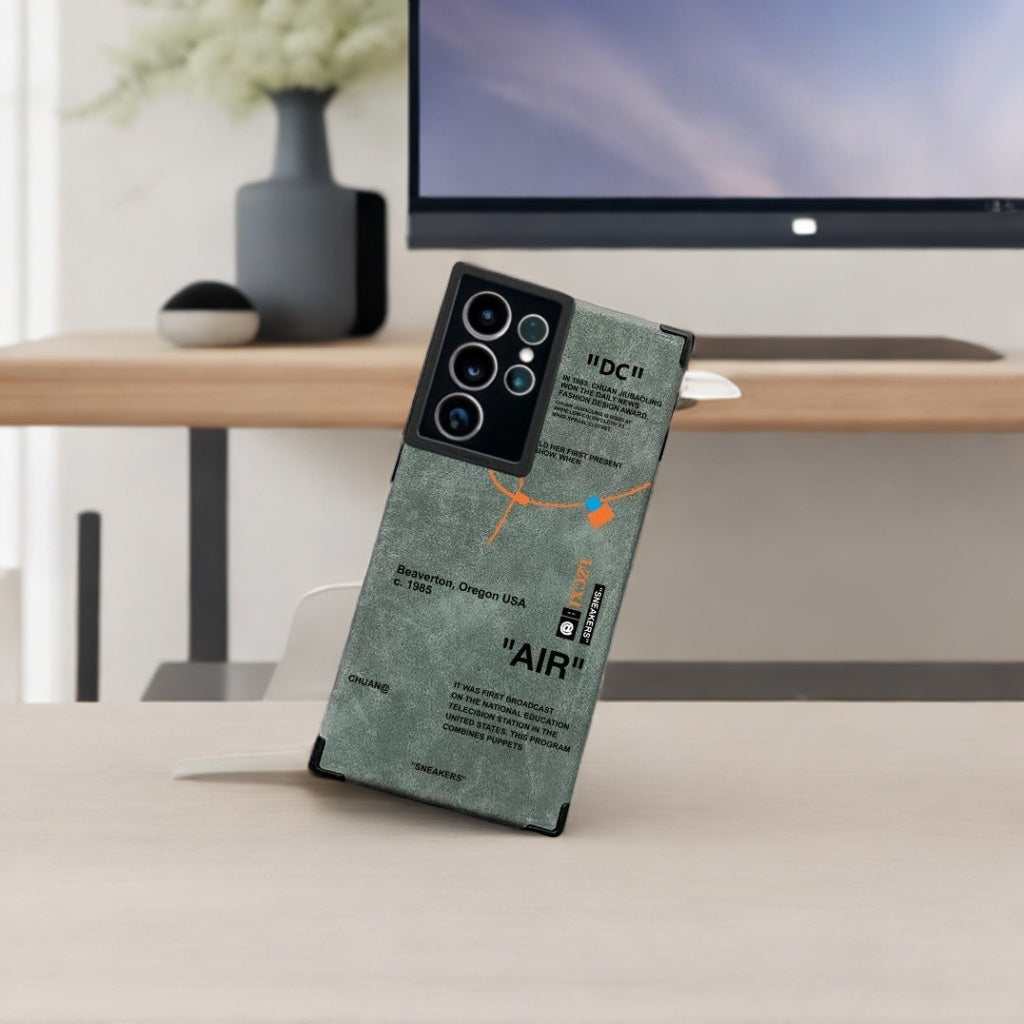 Galaxy S Series - Suede Cloth Texture Case