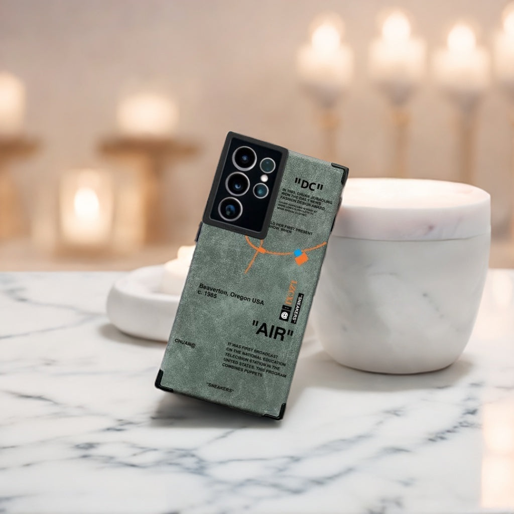 Galaxy S Series - Suede Cloth Texture Case