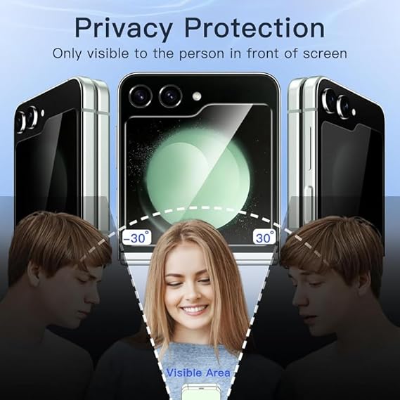 Galaxy Z Flip 6 - Anti-Peeping Privacy Tempered Glass