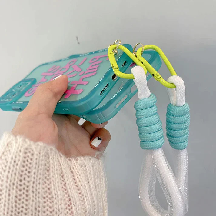 OnePlus - Cute Graffiti Letter Case with Lanyard