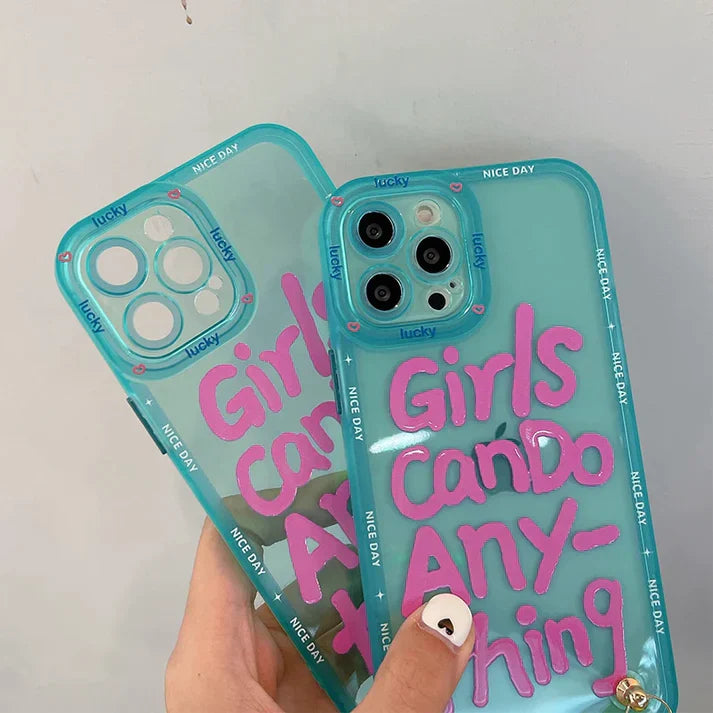 OnePlus - Cute Graffiti Letter Case with Lanyard