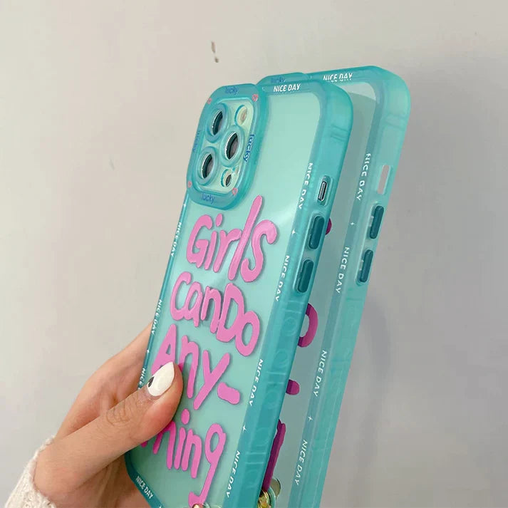 OnePlus - Cute Graffiti Letter Case with Lanyard