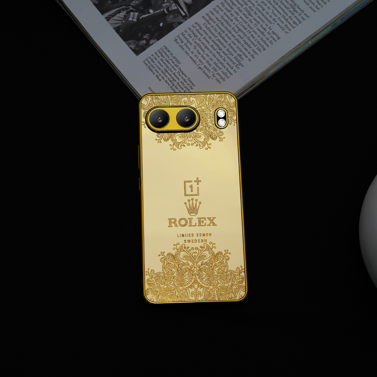 Luxe Camera Protective Gold Plated Case - OnePlus