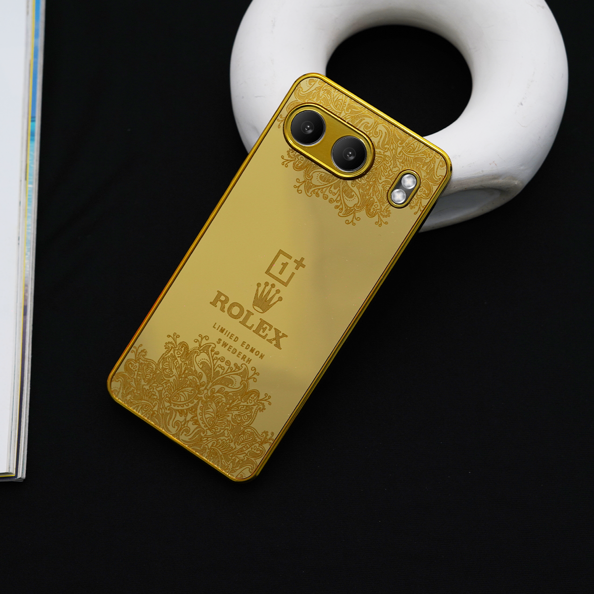 Luxe Camera Protective Gold Plated Case - OnePlus