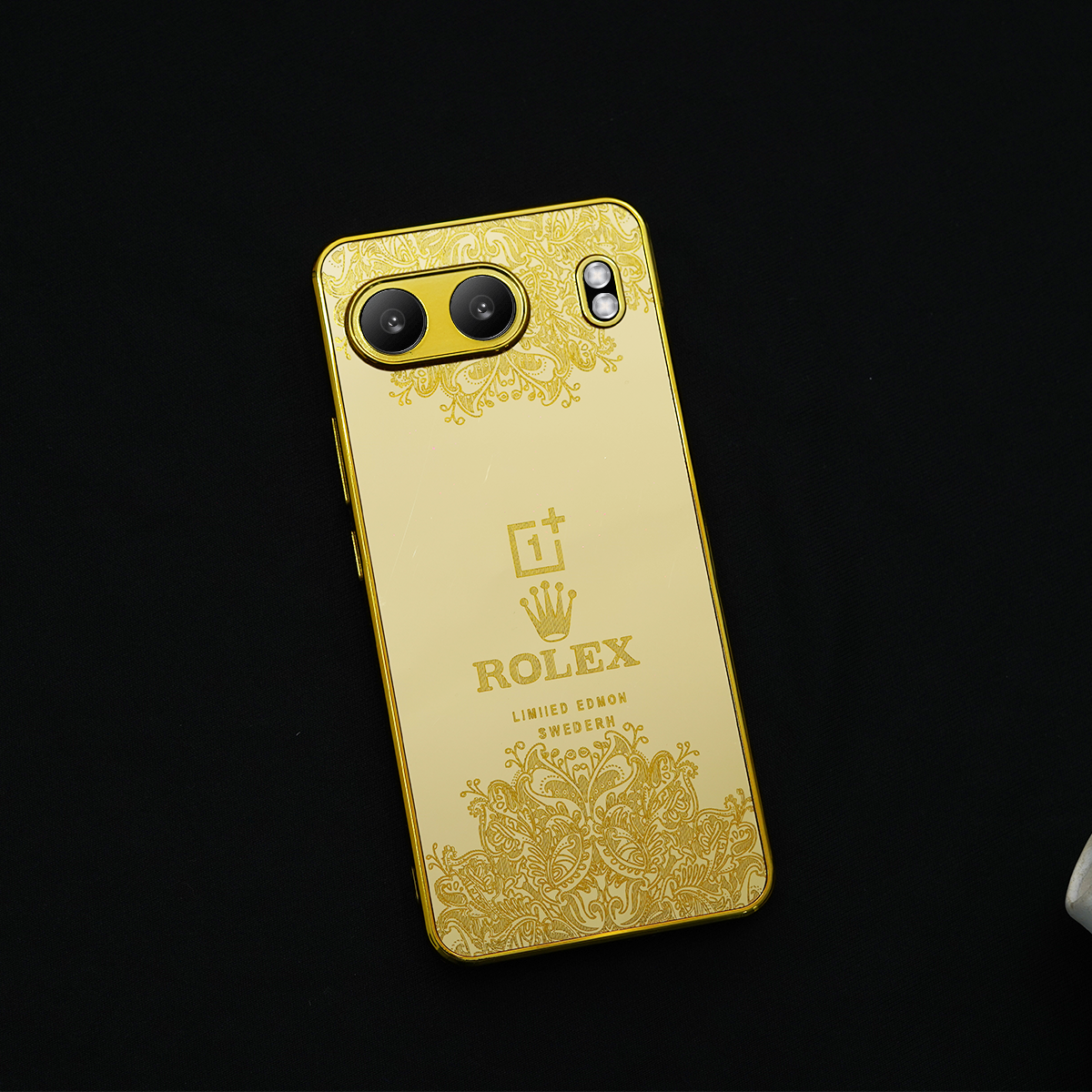 Luxe Camera Protective Gold Plated Case - OnePlus