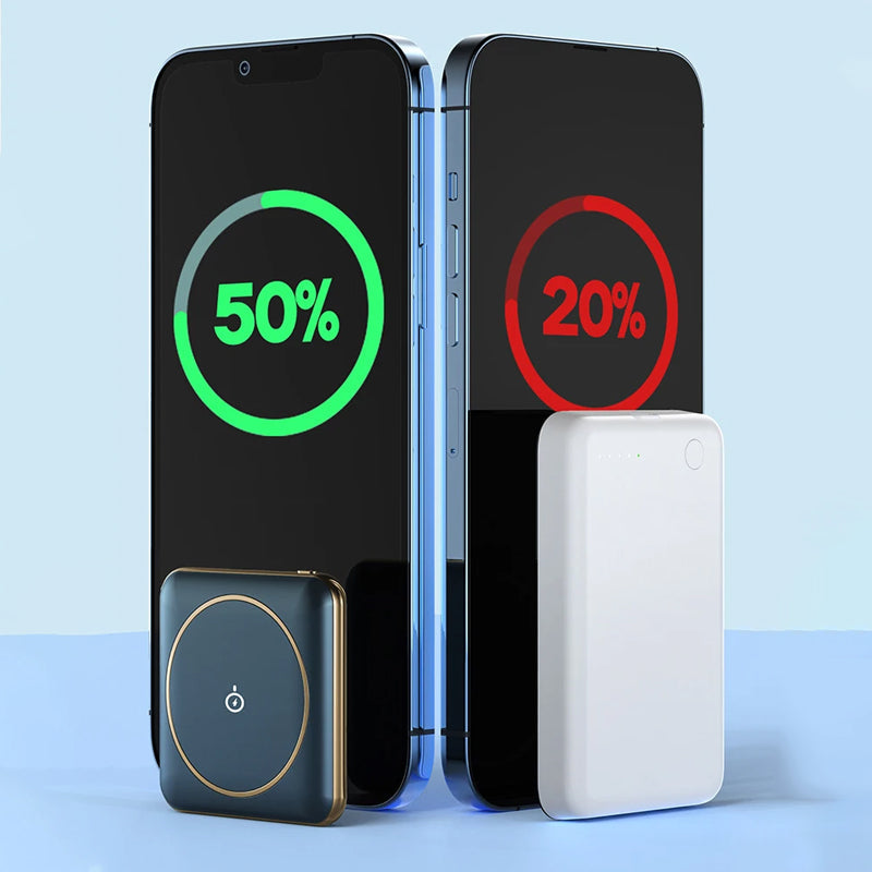 Mini Portable Magnetic Wireless Power Bank 5000 mah