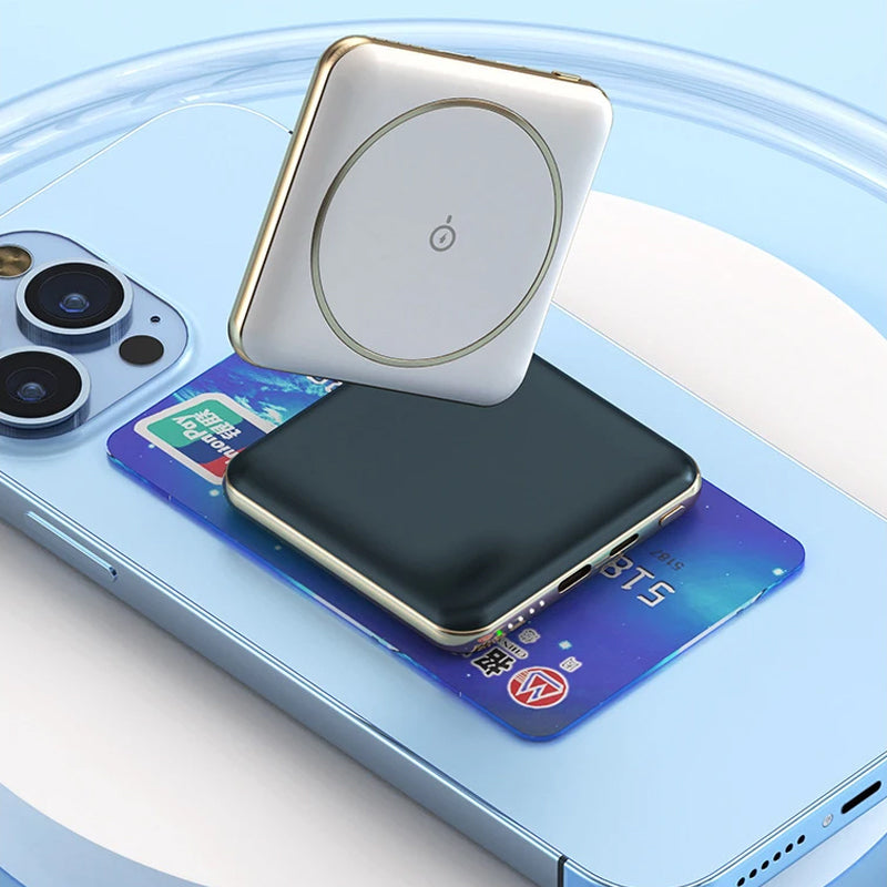 Mini Portable Magnetic Wireless Power Bank 5000 mah