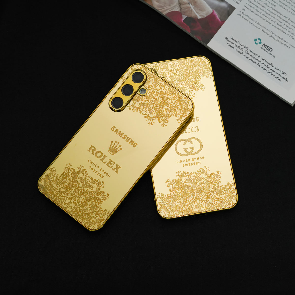 Luxe Camera Protective Gold Plated Case - Galaxy