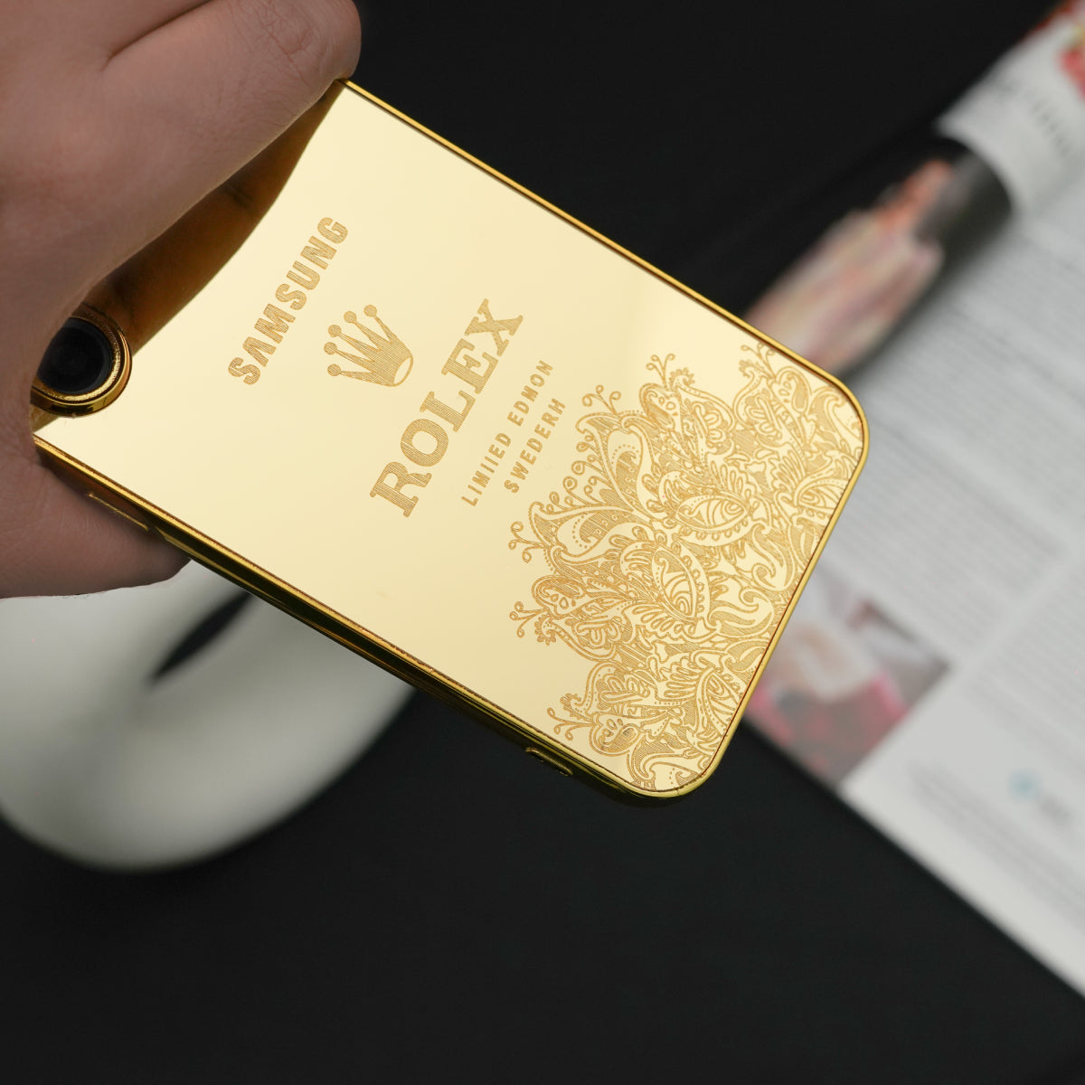 Luxe Camera Protective Gold Plated Case - Galaxy