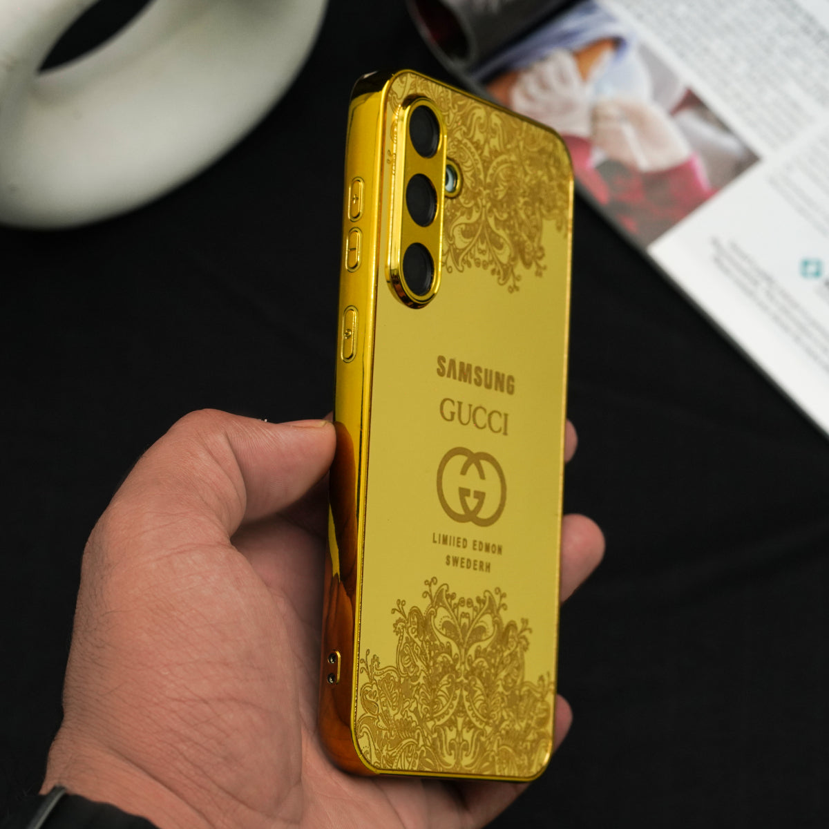 Luxe Camera Protective Gold Plated Case - Galaxy