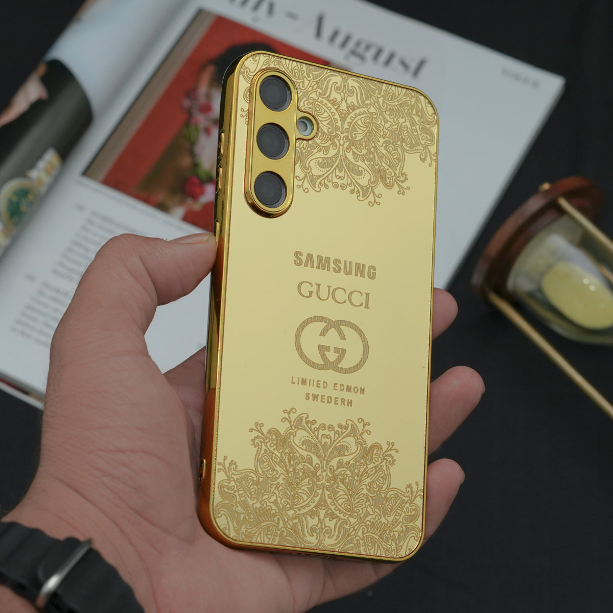 Luxe Camera Protective Gold Plated Case - Galaxy