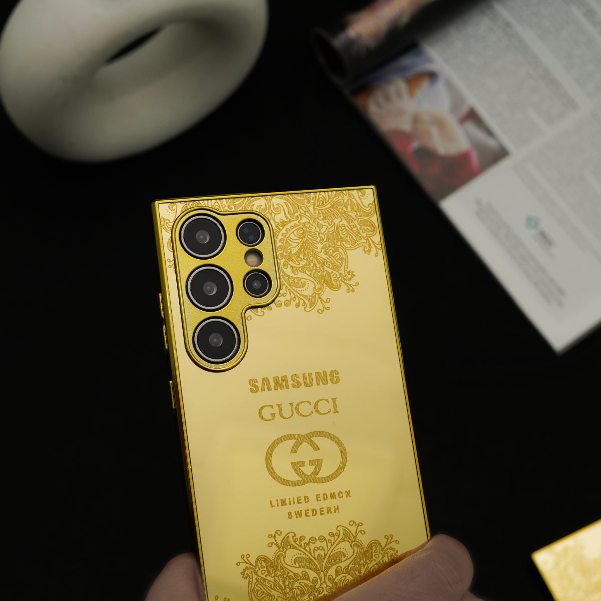 Luxe Camera Protective Gold Plated Case - Galaxy