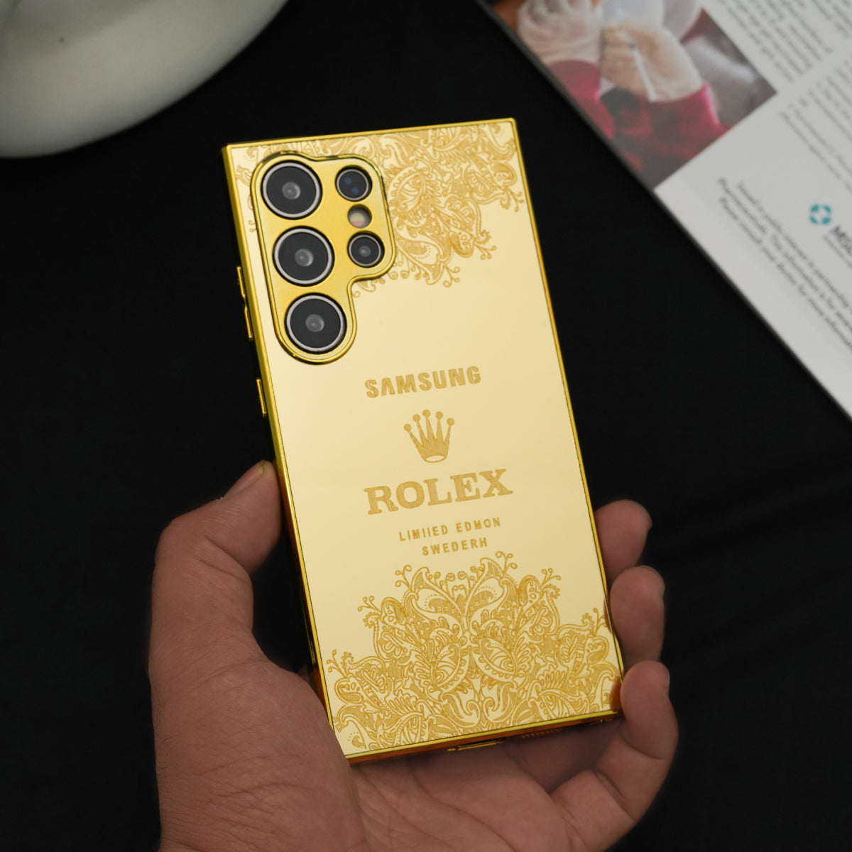 Luxe Camera Protective Gold Plated Case - Galaxy
