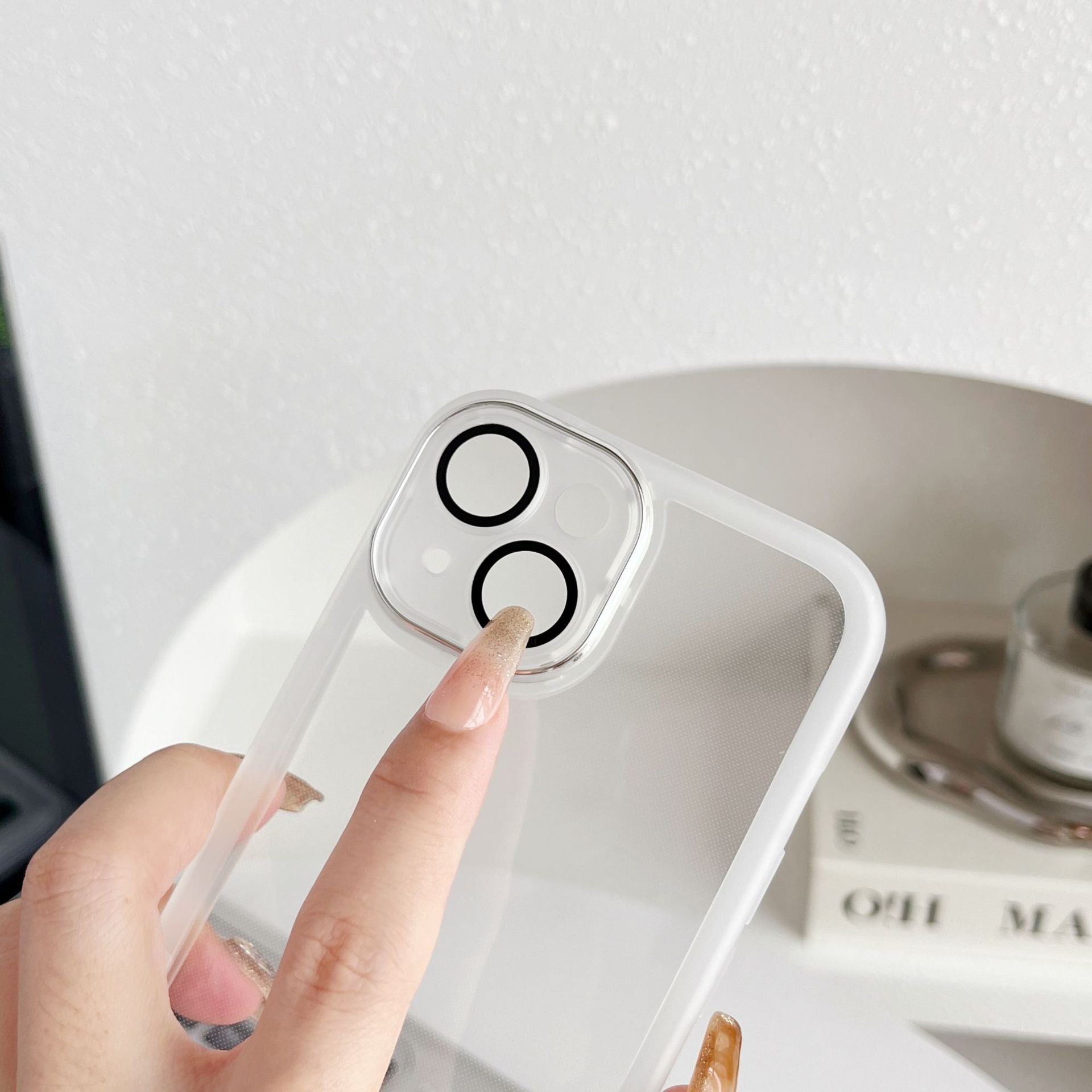 Transparent Lens Protection Case -iPhone