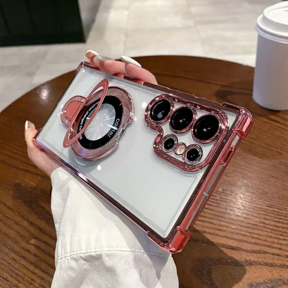 Electroplated Metal Ring Stand Case