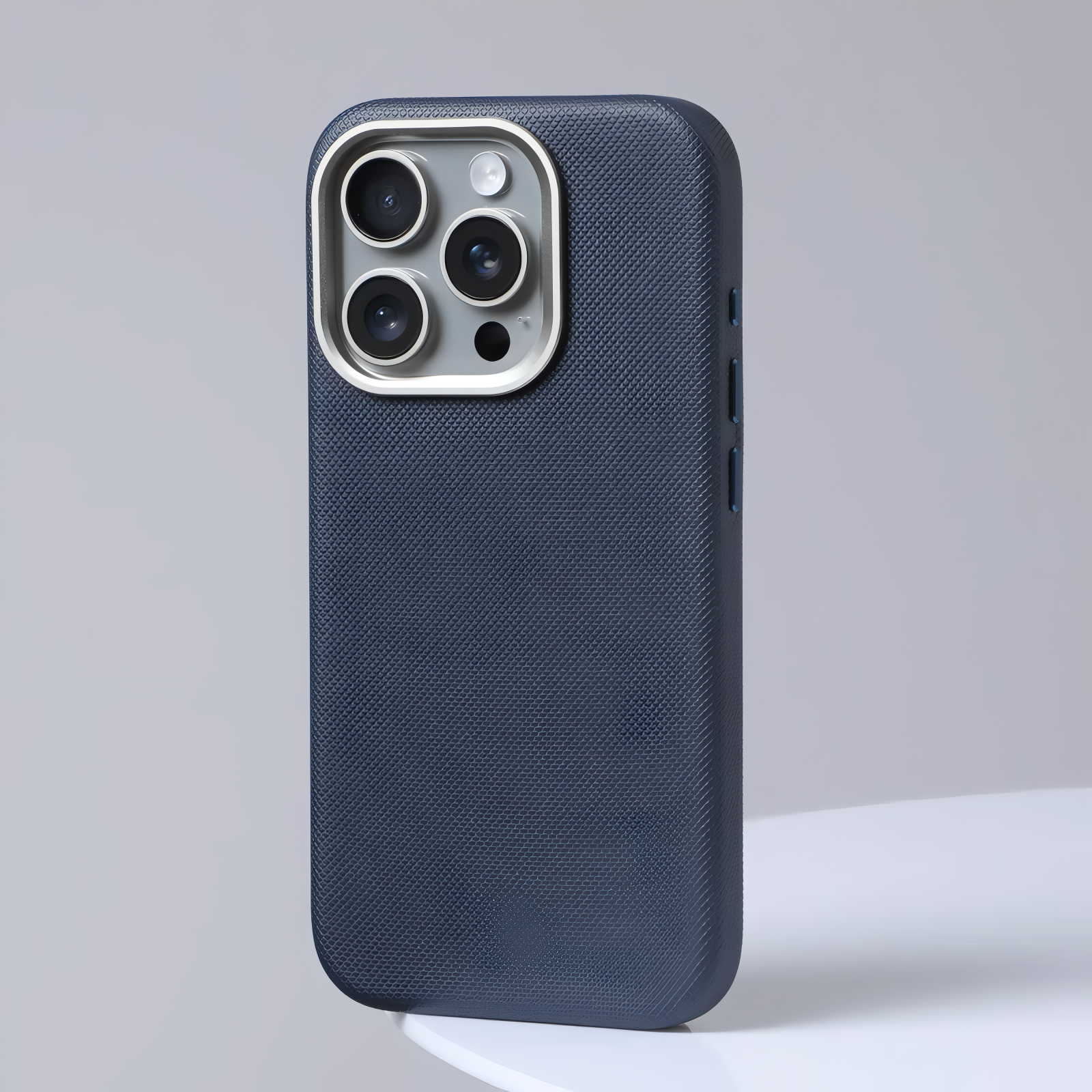 Diamond Texture Leather Case