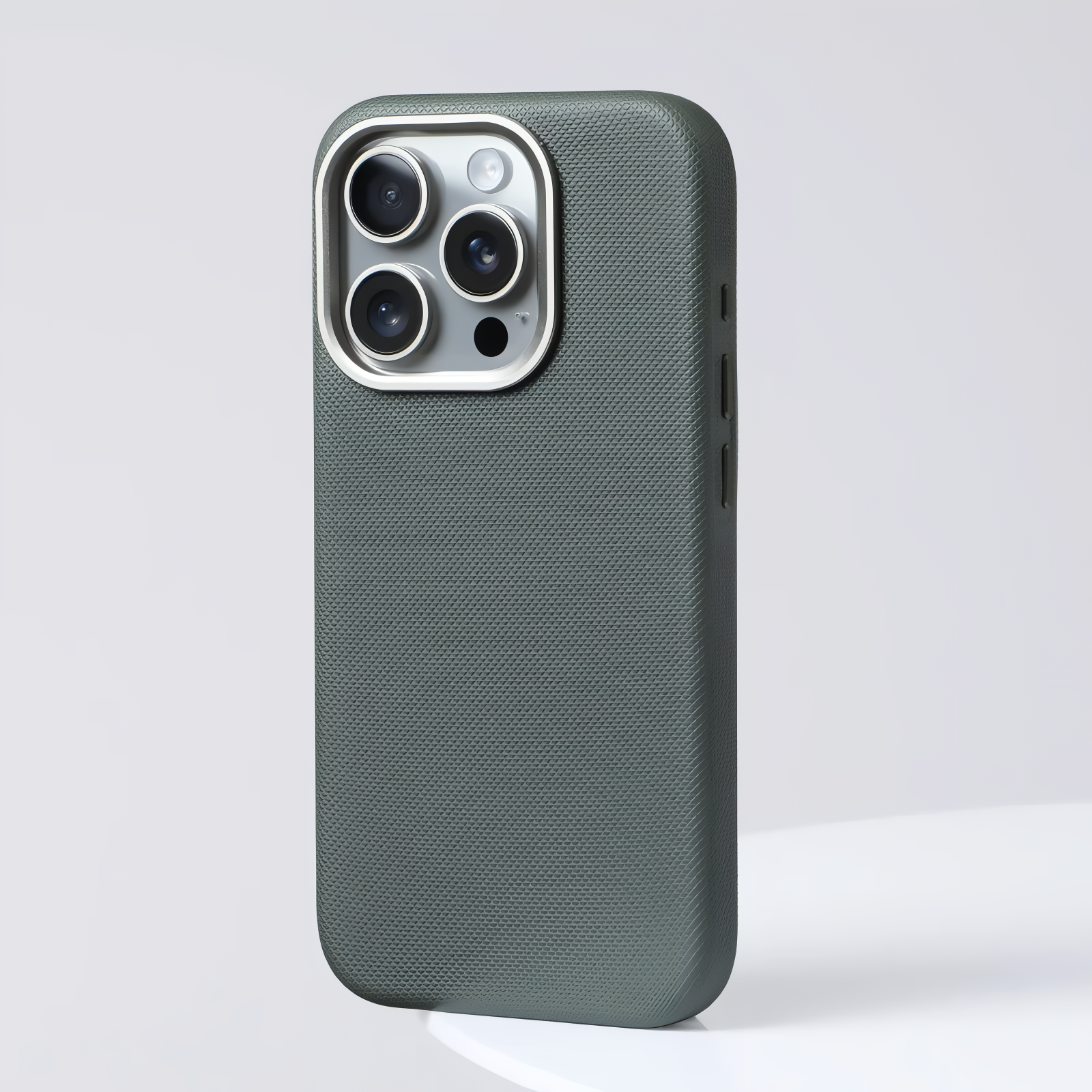 Diamond Texture Leather Case