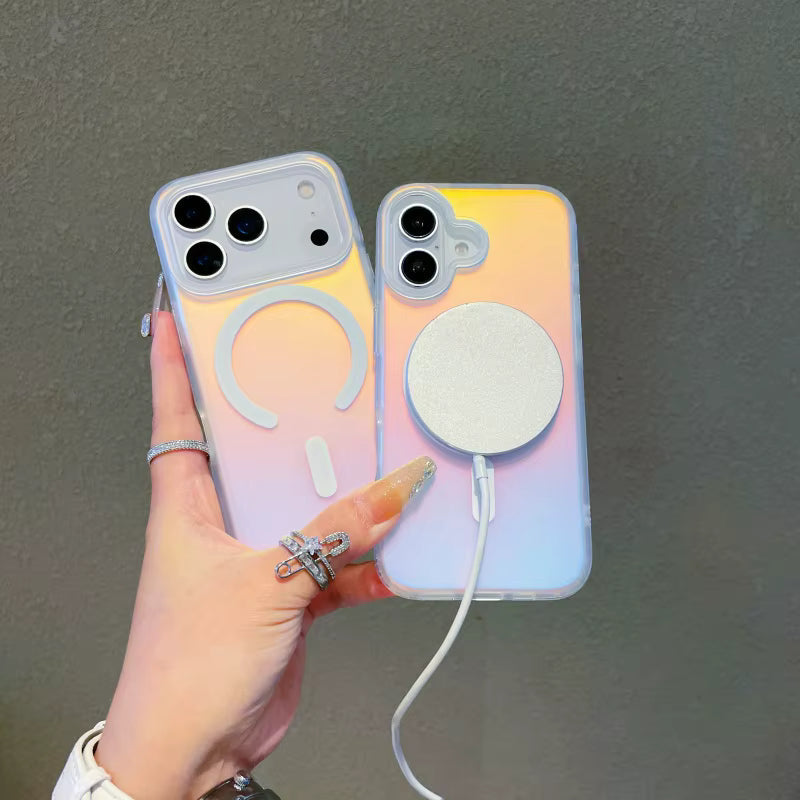 Laser Gradient Magnetic Phone Case
