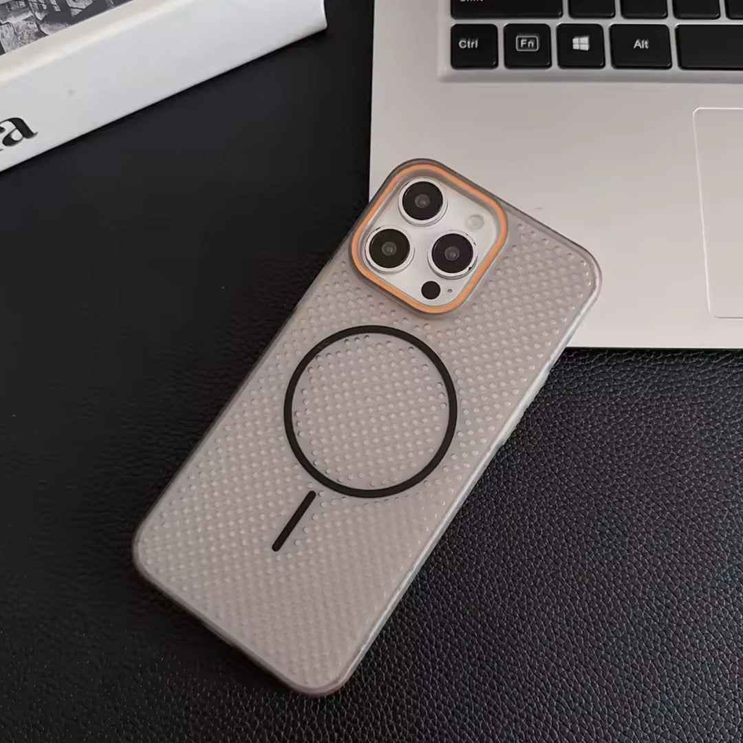 Grid Mesh Cooling MagSafe Case