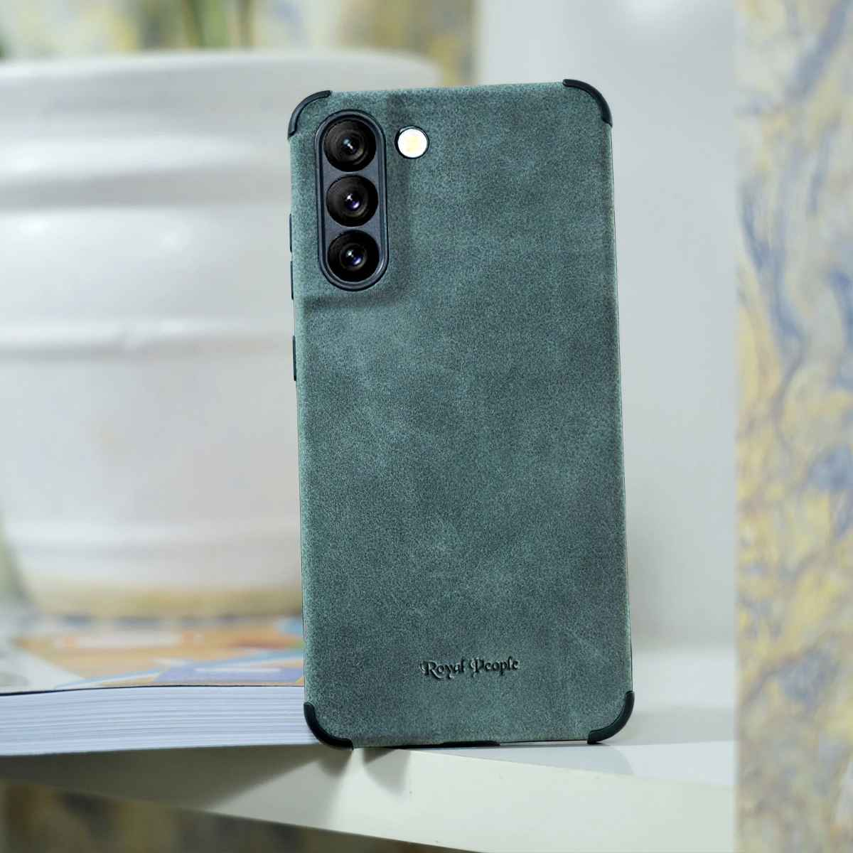 Galaxy S Series - Suede Texture Camera Protection Case
