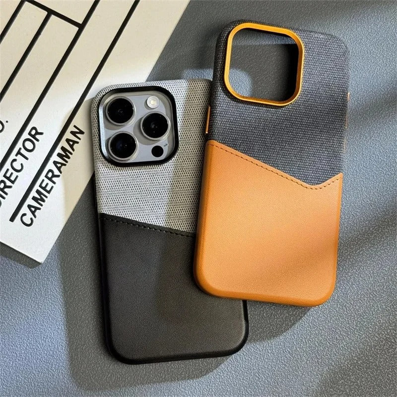 Premium Duplex Jeansy Leather Case - iPhone Series