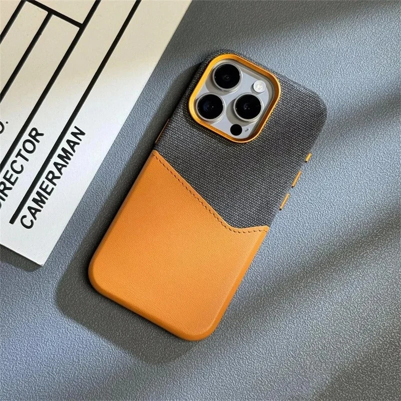 Premium Duplex Jeansy Leather Case - iPhone Series
