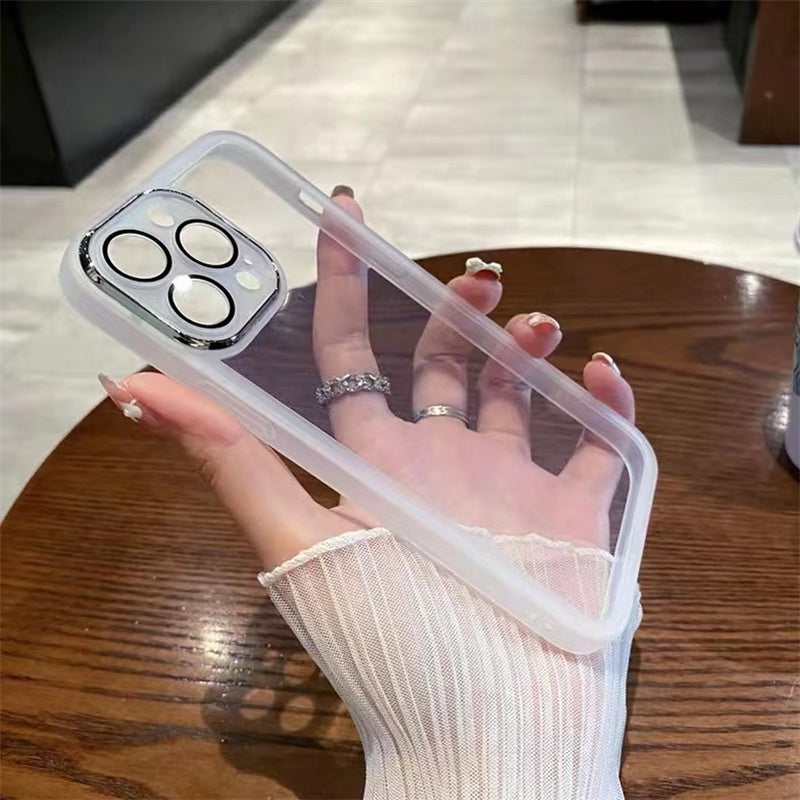 Transparent Lens Protection Case -iPhone
